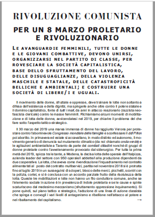 8 Marzo 2020